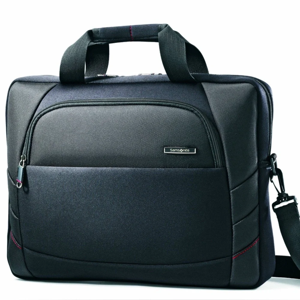 This is a black Samsonite Xenon 2 Slim Brief laptop bag